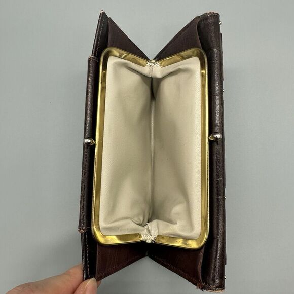 Vintage Princess Gardner Cowhide Wallet Brown - Picture 8 of 10